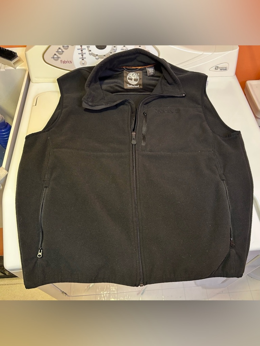 The North Face Gordon Lyons Fleece Lined Vest Sz L Black Heather.